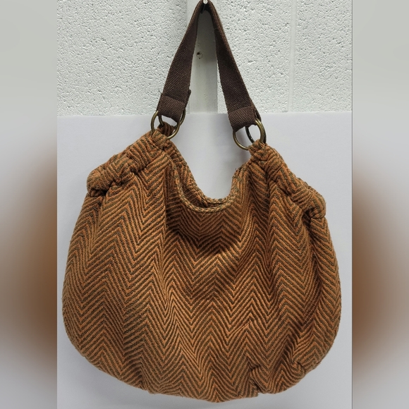 Boho up, wool Purse with wool and other fabrics Embroidered. - Picture 3 of 11